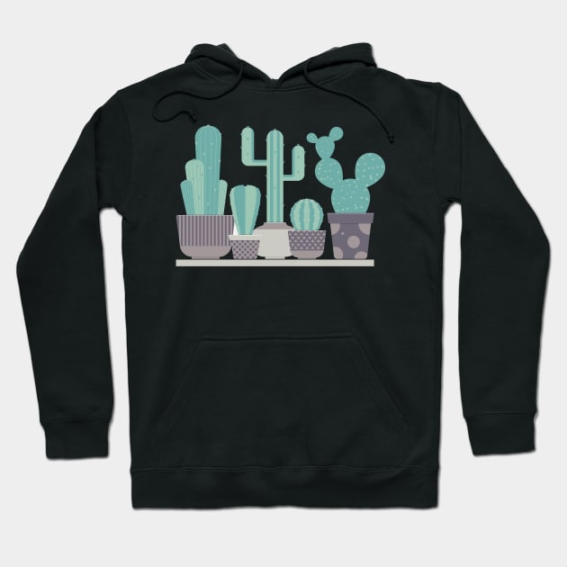 Cactus Party Hoodie by SandiTyche